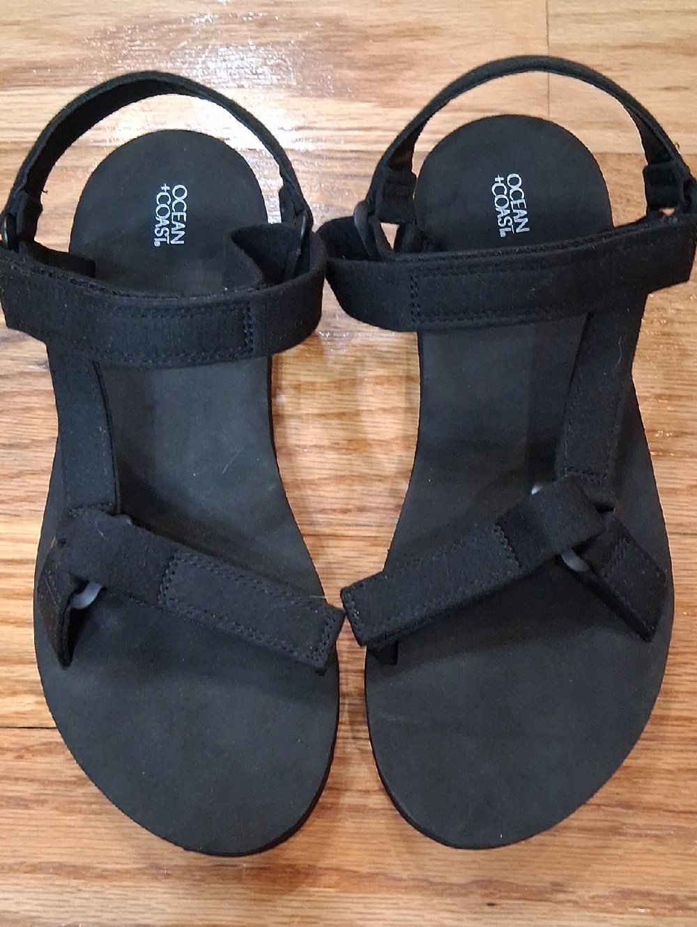 Ocean Coast Men's Black Sandals Size 11